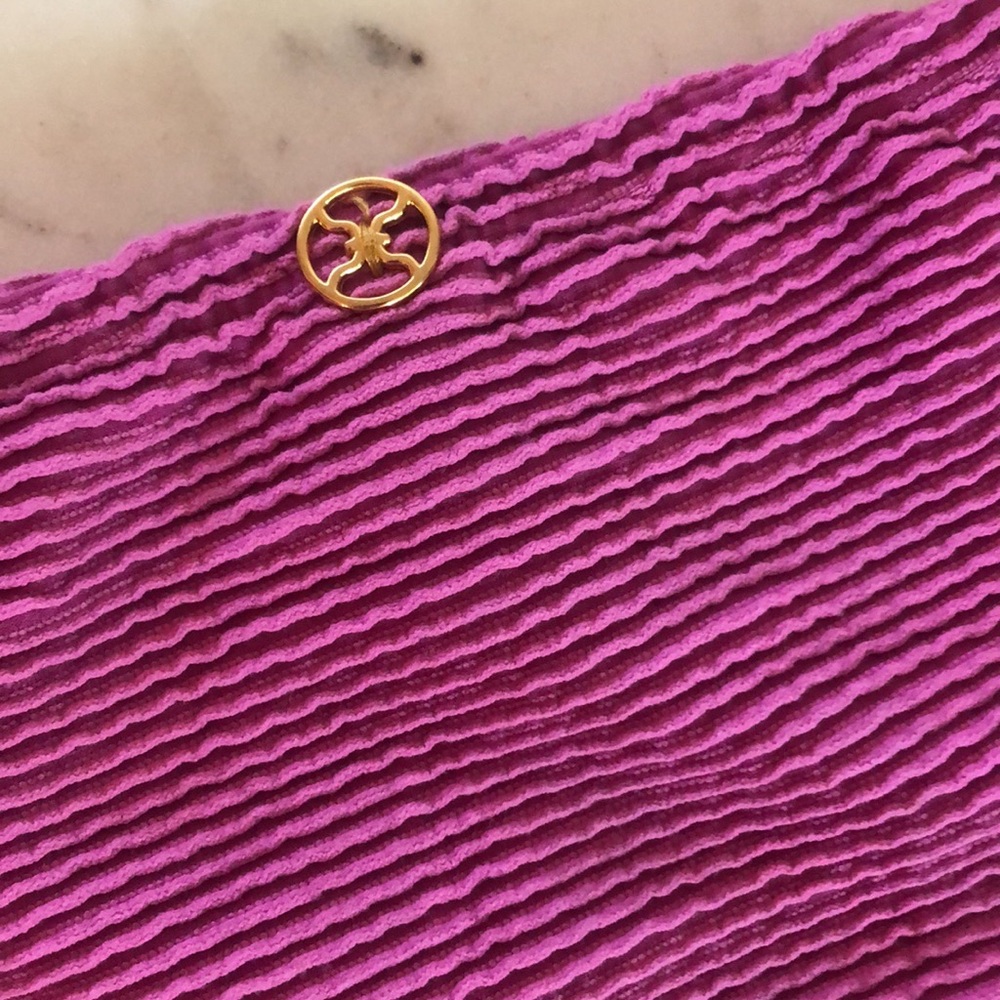 Vix Magenta Ribbed Bikini Bottom - Picture 6 of 10